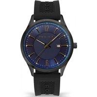 Police Men's PEWJN2194440 Laser 44mm Quartz Watch in Black