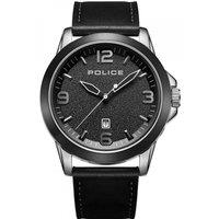 Police Men's PEWJB2194540 Cliff 47mm Quartz Watch in Black