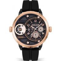 Police Men's PEWJQ2195241 Ray 51mm Quartz Watch in Black