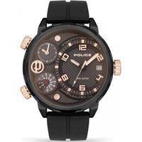 Police Men's PEWJN2195301 Ray 51mm Quartz Watch in Black