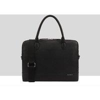 Paul Costelloe Men's Fremont Leather Manbag in Black