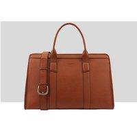 Paul Costelloe Men's Wesley Leather Holdall Bag in Brown