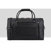 Paul Costelloe Men's Bentley Leather Holdall Bag in Black