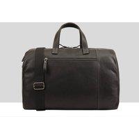 Paul Costelloe Men's Stanley Leather Holdall Bag in Black