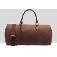 Paul Costelloe Men's Dexter Leather Holdall Bag in Brown