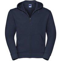 Russell Men's Authentic Full Zip Hoodie in Navy | Size: 4XL