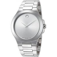 Movado Men's 0606165 Collection 41mm Quartz Watch in Silver