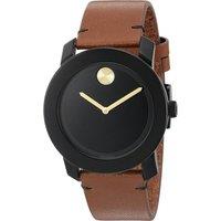 Movado Men's 3600305 Bold 42mm Quartz Watch in Brown