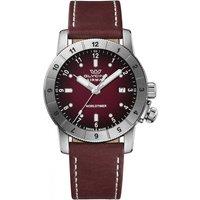 Glycine Men's GL1023 Worldtimer 42mm Quartz Watch in Black