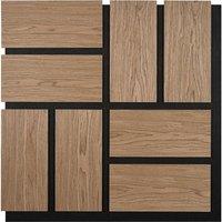 Fuse Acoustic Wall Panels Fuse Acoustic Wooden Parquet Wall Panel in Walnut Effect