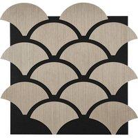 Fuse Acoustic Wall Panels Fuse Acoustic Wooden Shell Wall Panel in Grey Oak