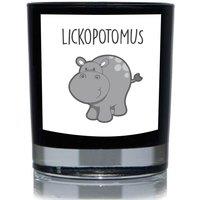 60 SECOND MAKEOVER Lickopotomus Hippo Funny 20cl Candle in Black