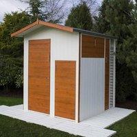 Shires Apex 6 x 6 Feet Dip Treated Shed Multi Store in Brown