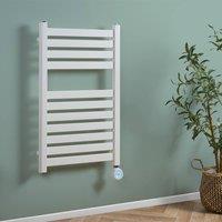 Eden Caldera 600W Electric Towel Radiator in White with Smart WiFi Control