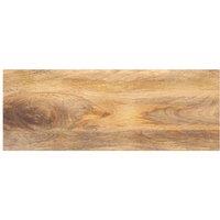 Berkfield Home Table Top 70x40x3.8 cm Rectangular Solid Wood Mango in Brown