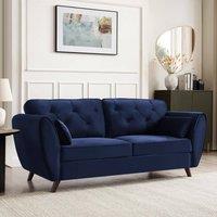 Home Detail Mona 3 Seater Sofa in Blue