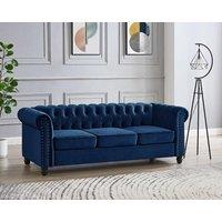 Home Detail Chester 3 Seater Sofa in Dark Blue