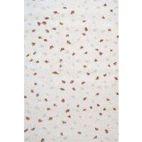 THE RUGS Moodi Spot Design Shaggy Soft High Pile Living Room Rug & Runner in Terracotta | Size: 120 cm x 170 cm