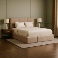 Desire Deco Plush Velvet Upholstered Dartford Bed Frame Double, King, Super King in Grey