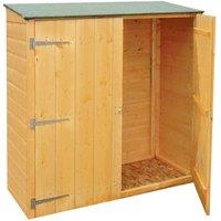 Shires Garden Store Shiplap Garden Shed Approx 4 x 2 Feet in Brown