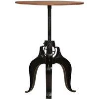 Berkfield Home Bar Table Solid Reclaimed Wood 75x(76-110) cm in Brown