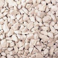 Buttercup Farm Cotswold Stone Decorative Chippings Premium Aggregate Bulk Bag 850 Kg in Cream