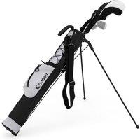 Costway Golf Stand Bag Lightweight Golf Bag for The Driving Range in Light Grey