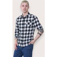 AARHON Men's Checked Long Sleeve Shirt | Size: 2XL