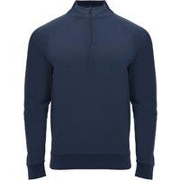 ROLY Men's Epiro Quarter Zip Long-Sleeved Sweatshirt in Navy | Size: Medium