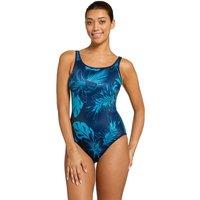 Zoggs Women's Stormy Reversable Scoopback One Piece Swimsuit in Navy | Size: 10