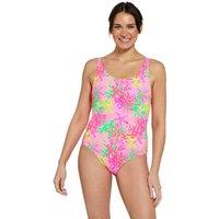 Zoggs Women's Undersea Magic Scoopback One Piece Swimsuit in Pink | Size: 8