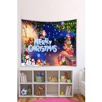 Living and Home 130x150cm Christmas Decorative Tapestry | Size: 130x150 cm