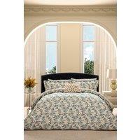 V&A 'Sweet Tendrils' Cotton Duvet Cover Set in Cream | Size: Single