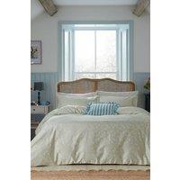 Helena Springfield 'Floral Trail' Jacquard Duvet Cover Set in Ivory | Size: Double