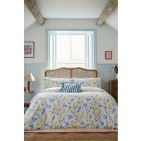 Helena Springfield 'Sweetpea' Cotton Duvet Cover Set in White | Size: Double