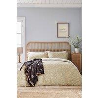 Helena Springfield 'Elmont' Cotton Duvet Cover Set in Amber | Size: Single