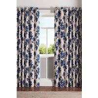 Ted Baker 'Midnight Garden' Lined Curtains in Blue | Size: 228 cm width x 228 cm drop