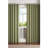Ted Baker 'Palm Geo' Cotton Lined Curtains in Green | Size: 168 cm width x 229 cm drop