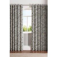 Ted Baker 'Vietnm' Cotton Lined Curtains in Green | Size: 168 cm width x 137 cm drop