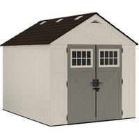 Rowlinsons 8 x 10 Tremont Shed - Resin - L311 x W255 x H262 cm in Grey