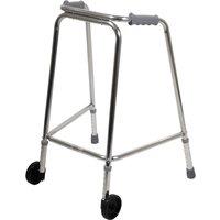 Loops Lightweight Aluminium Wheeled Walking Frame 690 to 790mm Adjustable Height Small