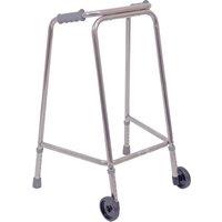 Loops Ultra Narrow Lightweight Walking Frame with Wheels - 490mm Width - Small
