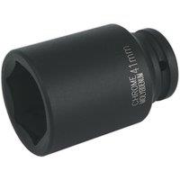 Loops 41mm Forged Deep Impact Socket - 3/4 Inch Sq Drive - Chromoly Wrench Socket