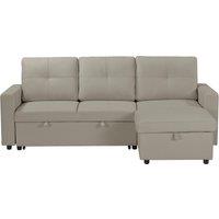 SquareBoxx Bayside 3 Seater Pull-Out Sofa Bed in Beige