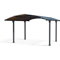 Palram Arcadia Carport 4300 - Polycarbonate - L435 x W359 x H242 cm - Grey