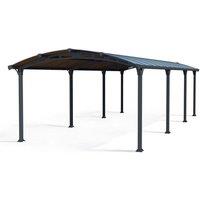 Palram Arcadia Carport 8500 - Polycarbonate - L863 x W359 x H242 cm - Grey