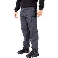MyShoeStore Men's Thermal FleeceLined Cargo Trousers in Navy | Size: 5XL