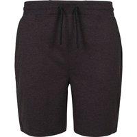 Build Your Brand Men's Terry Shorts in Charcoal | Size: XL