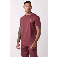 GYM KING Men's Fundamental Jersey Tee Burgundy | Size: Medium