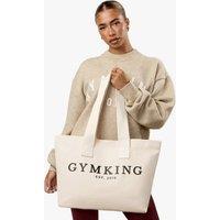 GYM KING Men's Established Tote Bag Natural